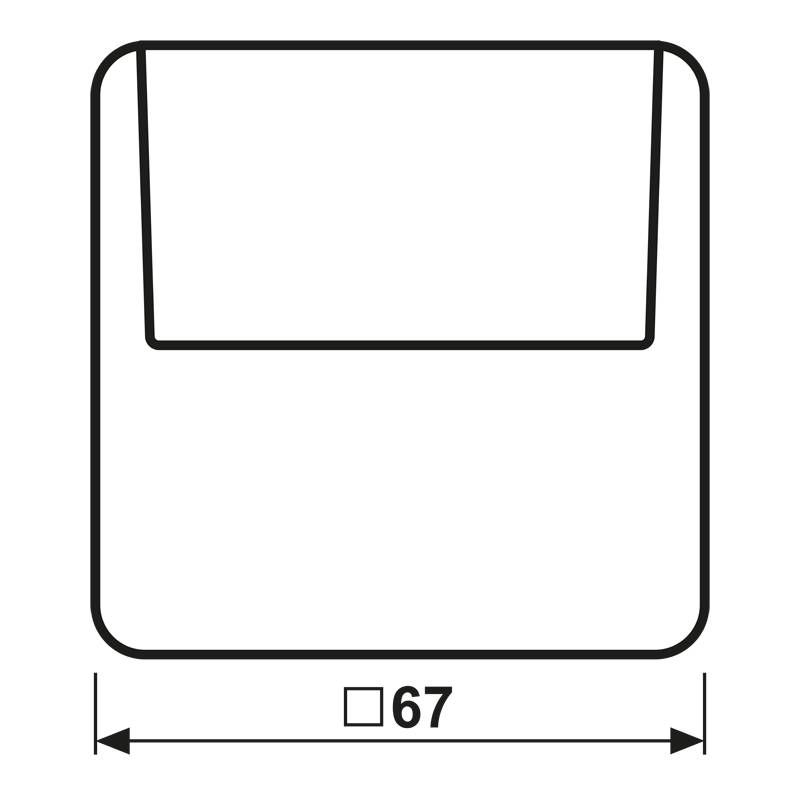 Jung Hotelcard-Schalter go brz CD 590 CARD GB-L