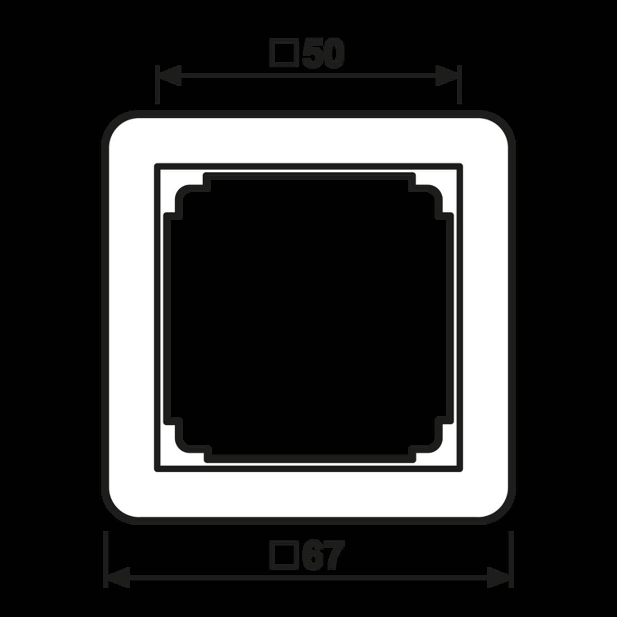Jung Zwischenrahmen aws CD 590 ZA WW