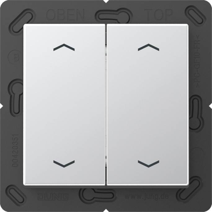 Jung Funk-Wandsender alu ENO A 595 MP AL