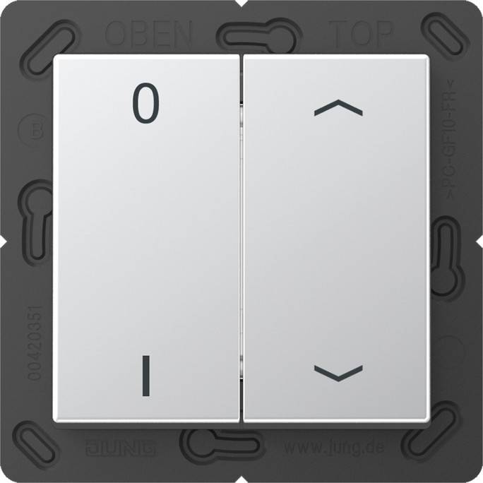 Jung Funk-Wandsender alu ENO A 595 P01 AL