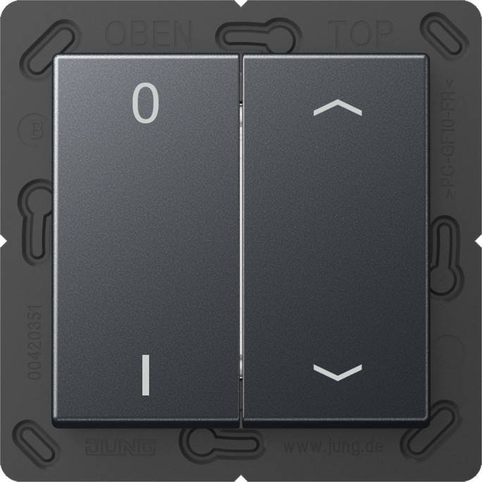 Jung Funk-Wandsender 0/1 auf/ab ENO A 595 P01 ANM