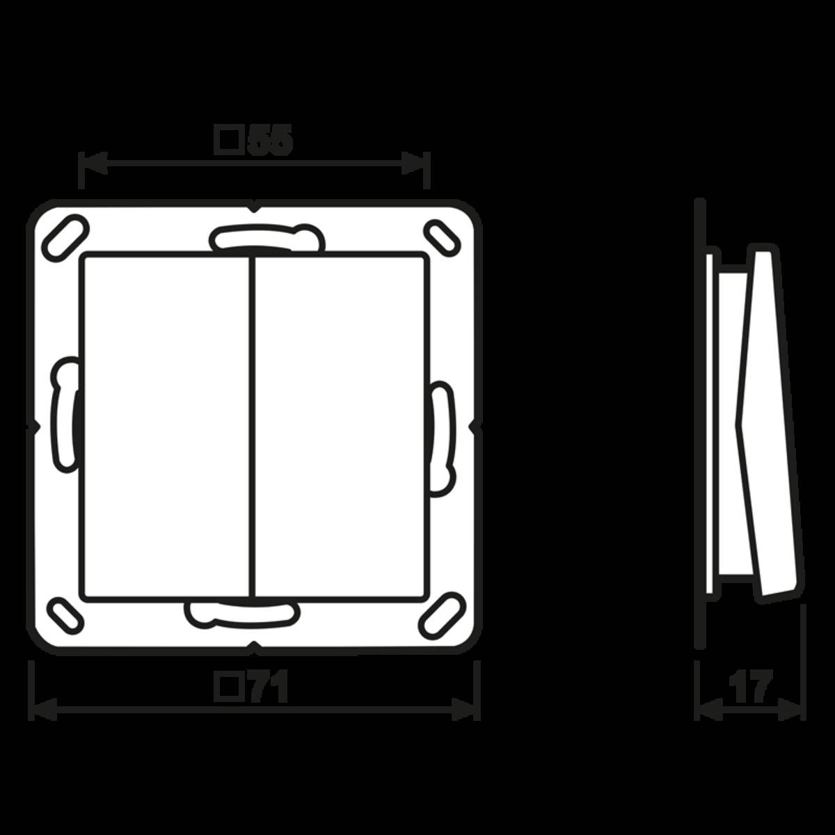 Jung Funk-Wandsender aws ENO A 595 WW