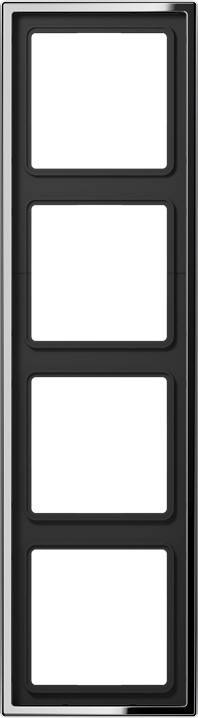 Jung Rahmen 4-fach gl.chr GCR 2984