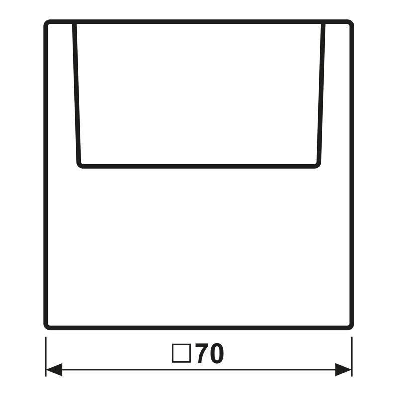 Jung Hotelcard-Schalter anth AL 2990 CARD AN