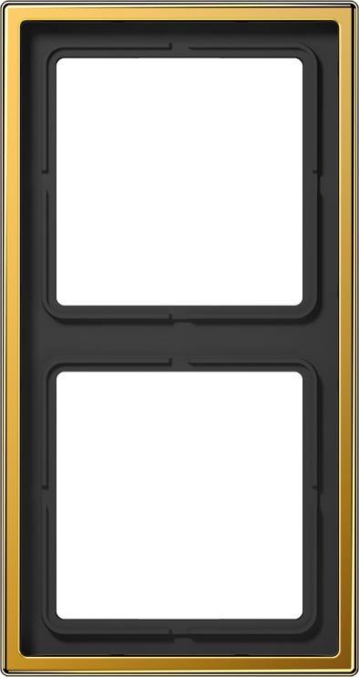 Jung Rahmen 2-fach go24Karat LS 982 GGO