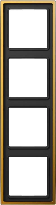 Jung Rahmen 4-fach go24Karat LS 984 GGO