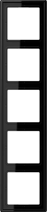 Jung Rahmen 5-fach sw LS 985 SW