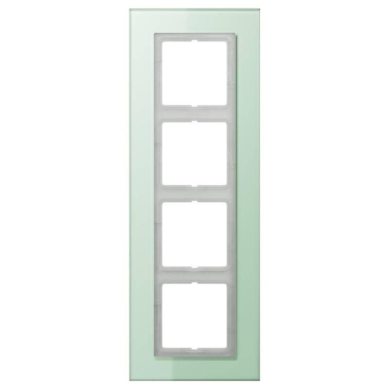 Jung Rahmen 4-fach mt ws LSP 984 GLAS