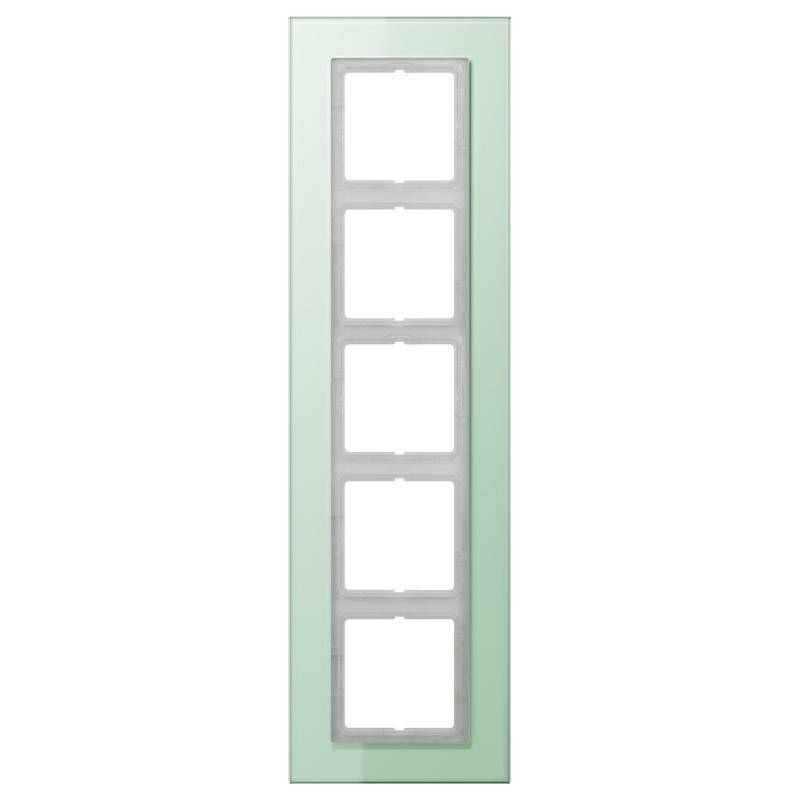 Jung Rahmen 5-fach mt ws LSP 985 GLAS