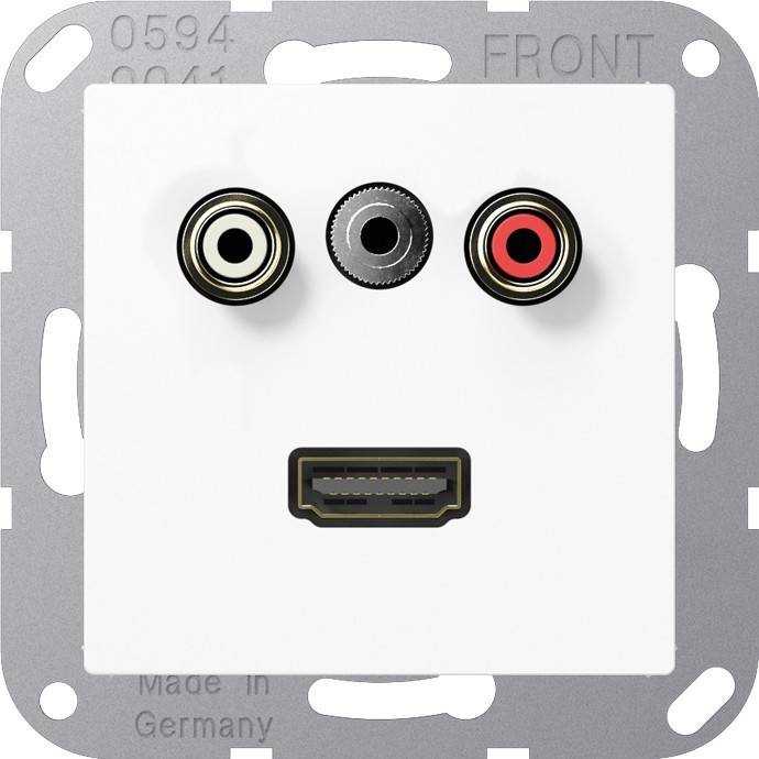 Jung Multimedia-Anschluss aws MA A 1082 WW