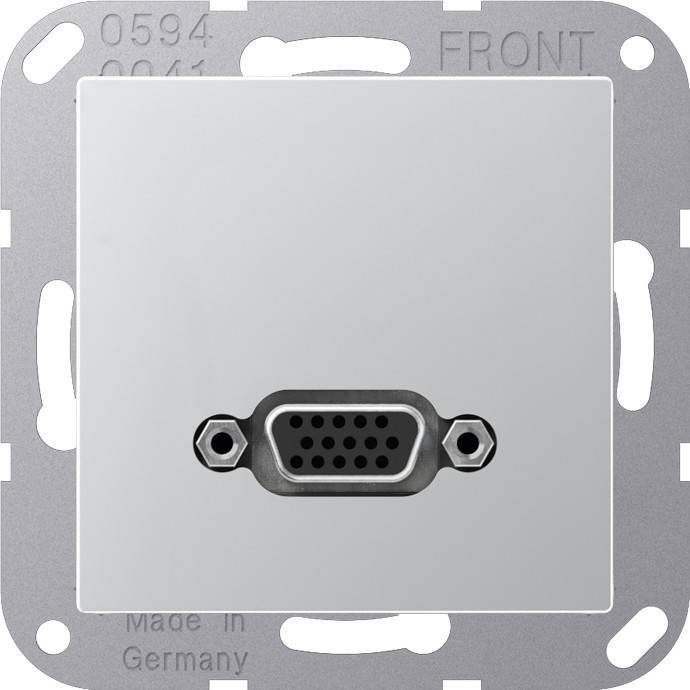 Jung Multimedia-Anschluss alu MA A 1102 AL