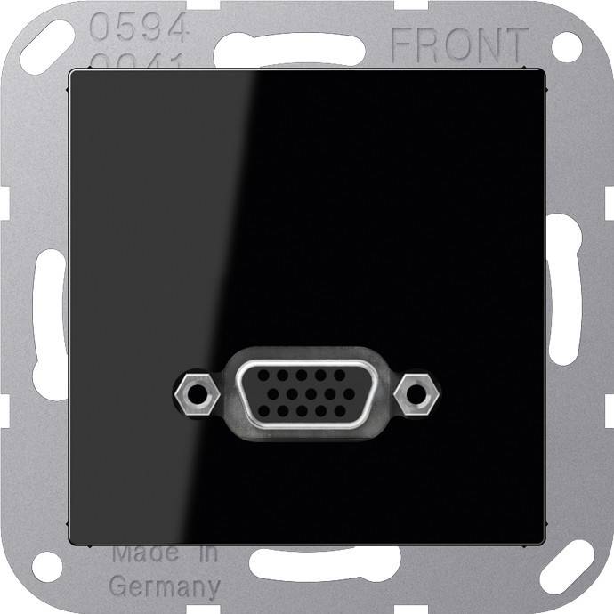 Jung Multimedia-Anschluss sw MA A 1102 SW