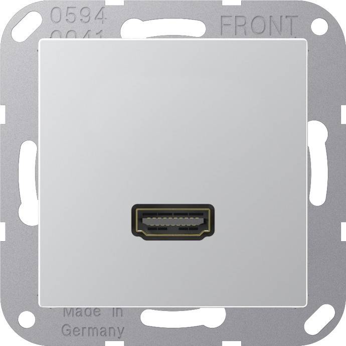 Jung Multimedia-Anschluss alu MA A 1112 AL