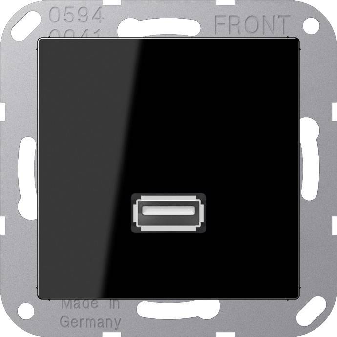Jung Multimedia-Anschluss sw MA A 1122 SW