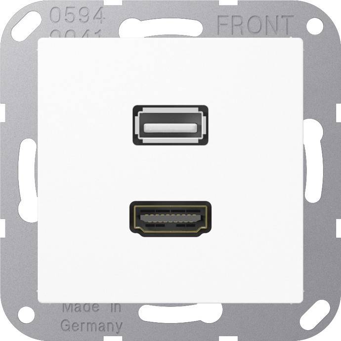 Jung Multimedia-Anschluss aws MA A 1163 WW