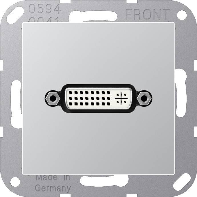 Jung Multimedia-Anschluss alu MA A 1193 AL