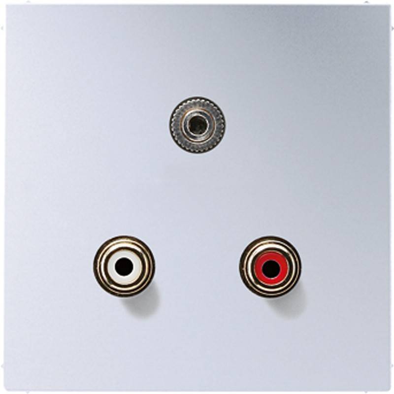 Jung Multimedia-Anschluss alu MA AL 1011