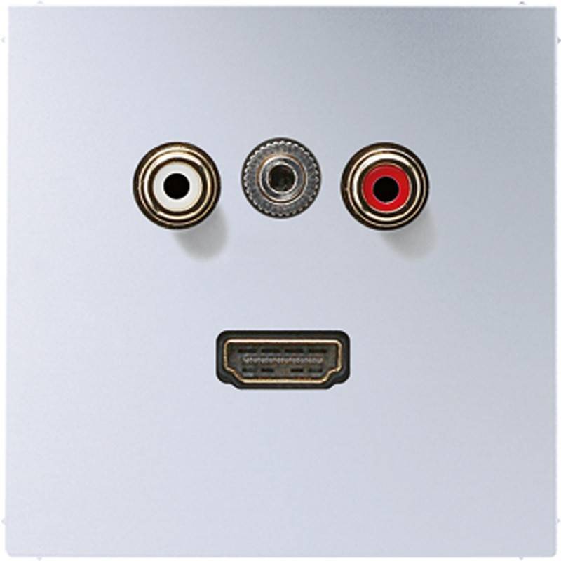 Jung Multimedia-Anschluss alu MA AL 1082