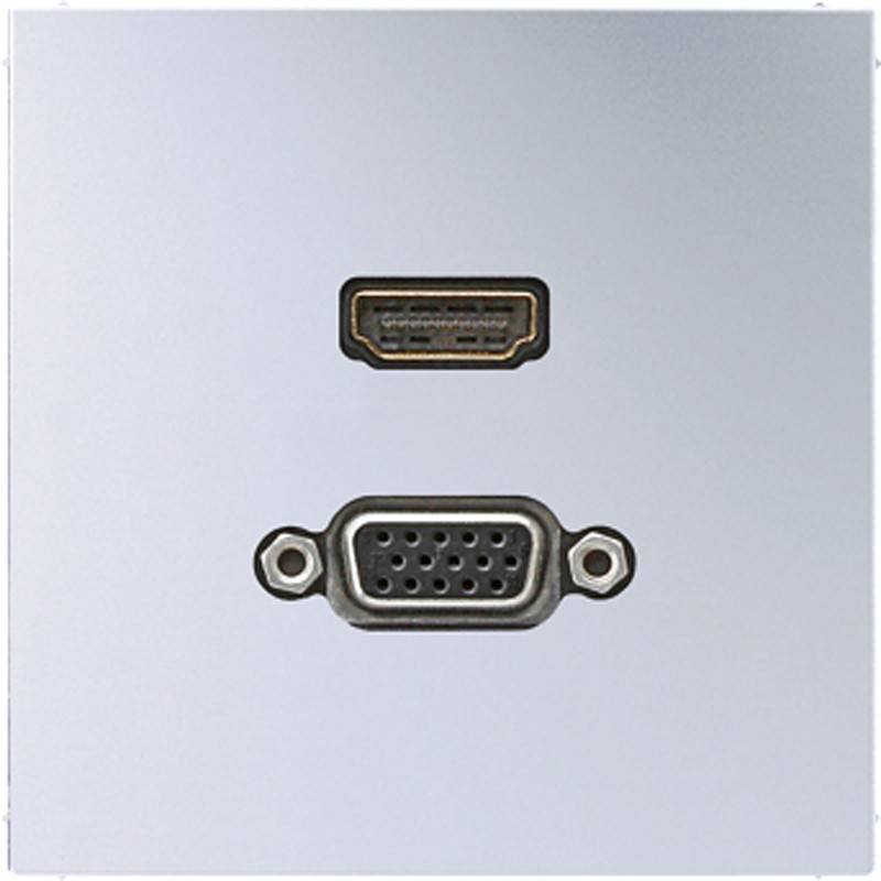 Jung Multimedia-Anschluss alu MA AL 1173