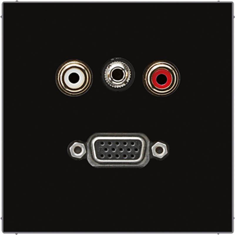 Jung Multimedia-Anschluss sw MA LS 1072 SW