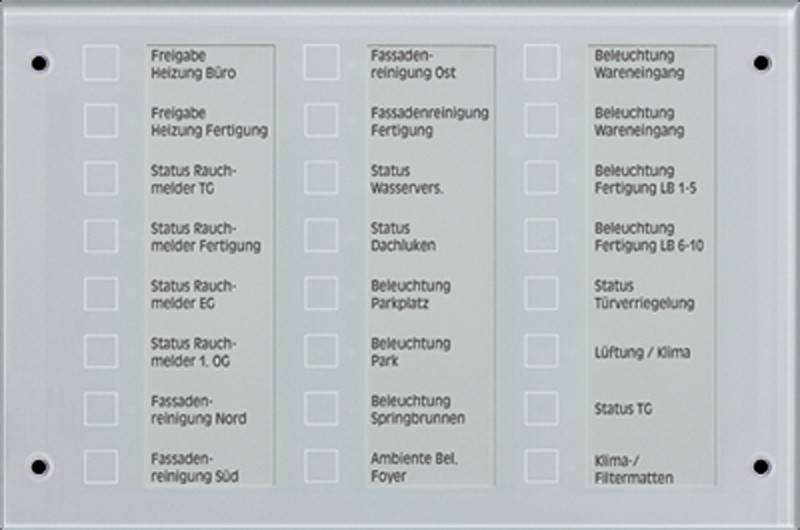 Jung KNX Melde-/Bedientableau MBT 2424