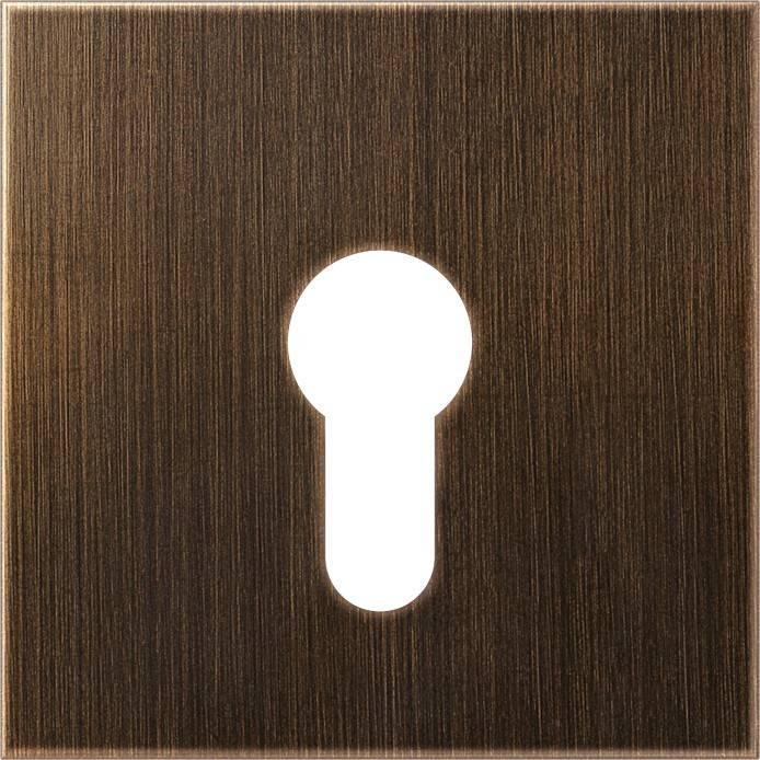 Jung Abdeckung Mess/antik ME 2925 AT