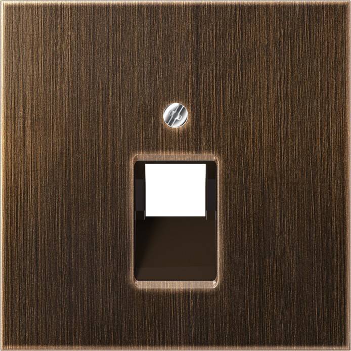 Jung Abdeckung Mess/antik ME 2969-1 UA AT