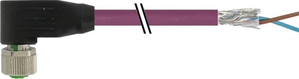 Ein violettes Röhrensymbol mit zwei vertikalen schwarzen Linien, die einen Bruch oder eine Trennung anzeigen.