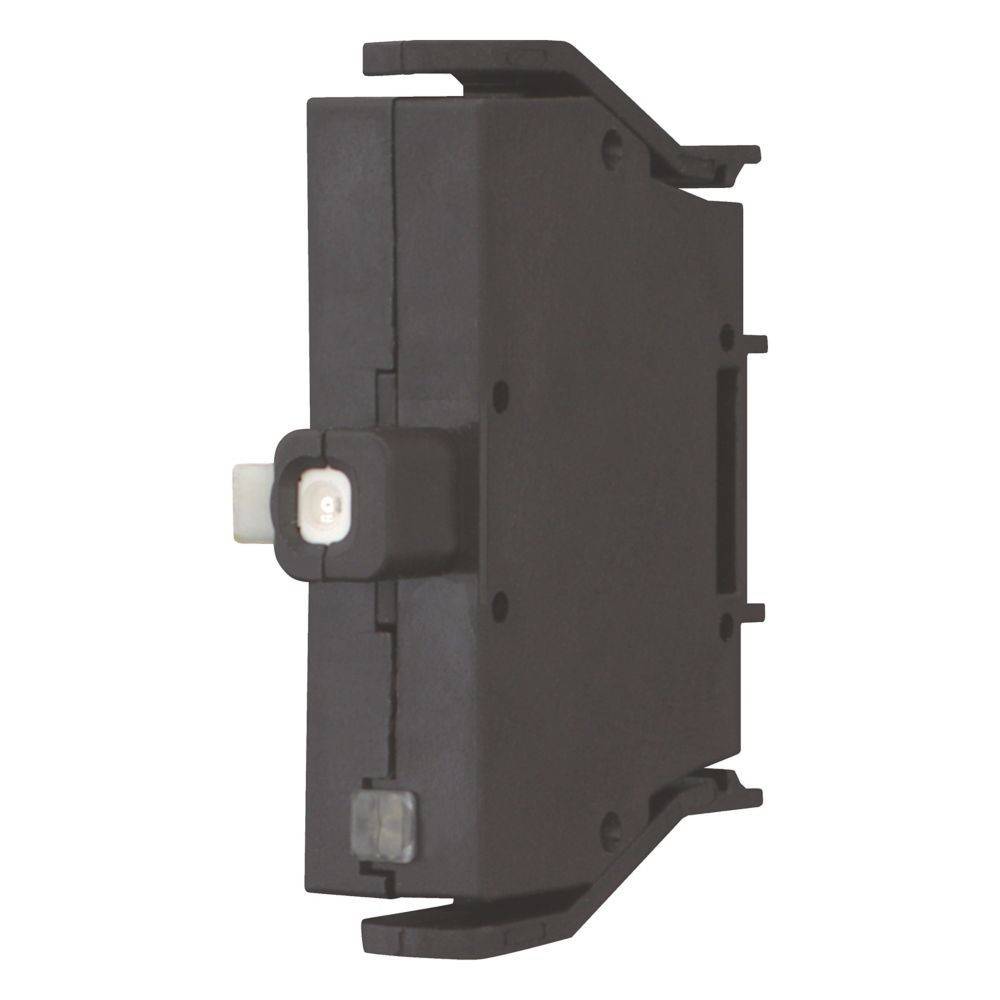 Eine schwarze elektronische Komponente mit rechteckiger Form und zwei sichtbaren Anschlüssen an den Enden, die üblicherweise in Leiterplatten verwendet wird.