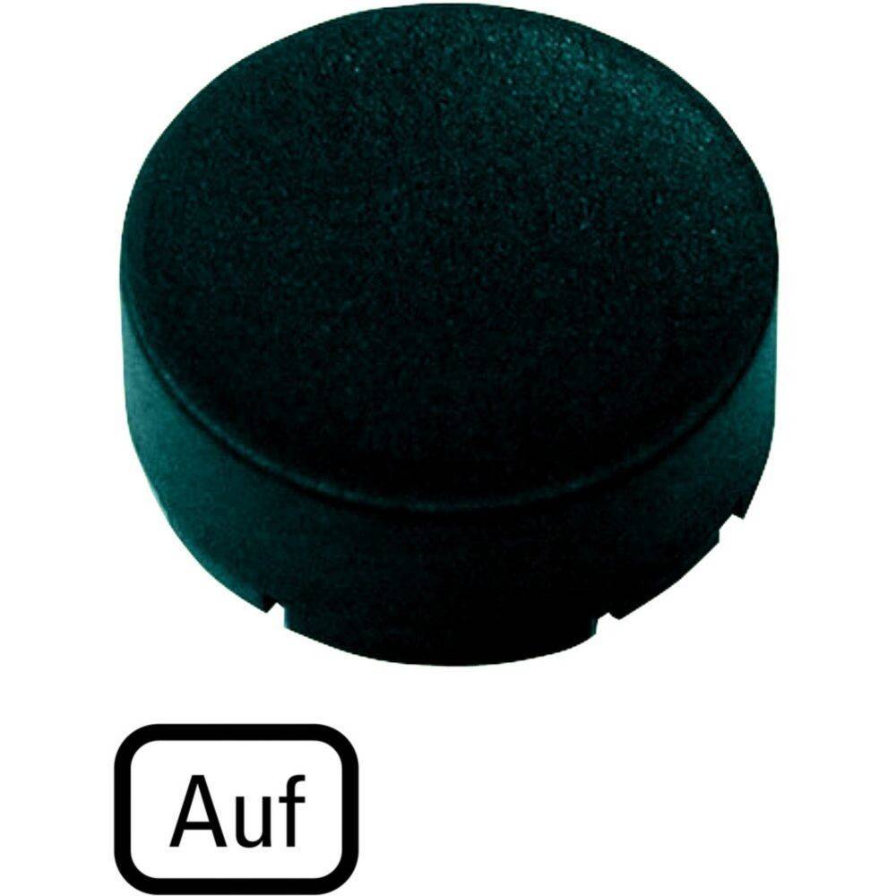 Ein schwarzer Kontrollknopf mit der Beschriftung 