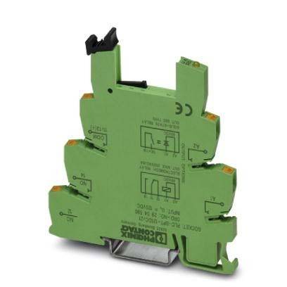 Eine grüne, stapelbare Relaisbasis mit mehreren Anschlusspunkten für Verdrahtung, entwickelt für sichere elektrische Verbindungen und effiziente Schaltkreisnutzung.