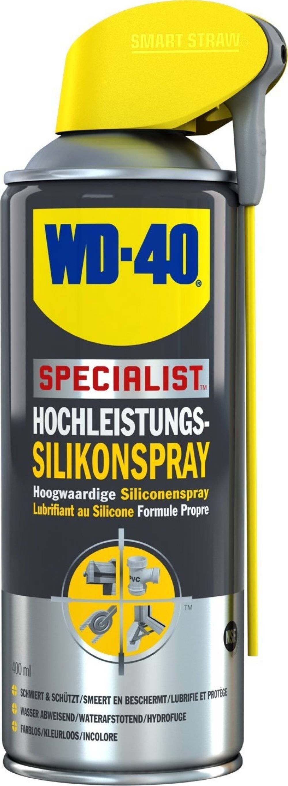 WD40 Specialist Hochleistungs-Silikonspray 400ml - 49377 - 1 Stück