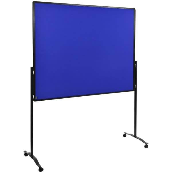 Moderationswand Premium Plus 120x150cm Filz marineblau