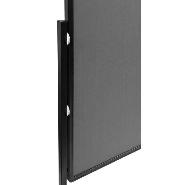 Moderationswand Premium Plus 120x150cm Filz grau