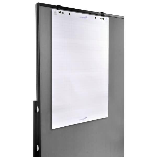 Moderationswand Premium Plus 120x150cm Filz grau