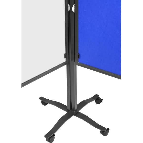 Moderationswand Premium Plus 120x150cm klappbar Karton weiß