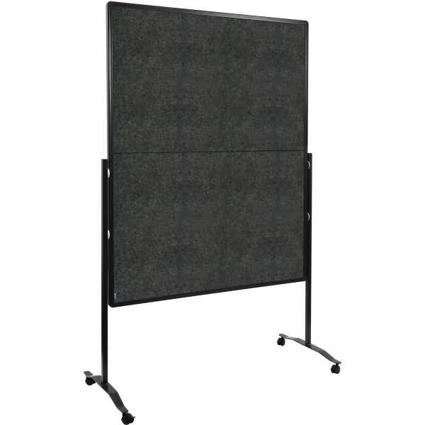 Moderationswand Premium Plus 120x150cm klappbar Filz anthrazit