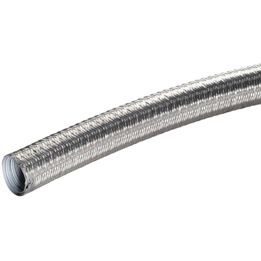 Ein flexibles Metallkabelrohr mit wellenförmiger Konstruktion, geeignet zum Schutz von Elektrokabeln.