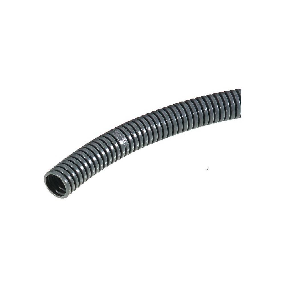 Ein flexibles Metallschutzrohr mit einer spiralförmigen Struktur, das zum Schutz von Elektrokabeln verwendet wird.