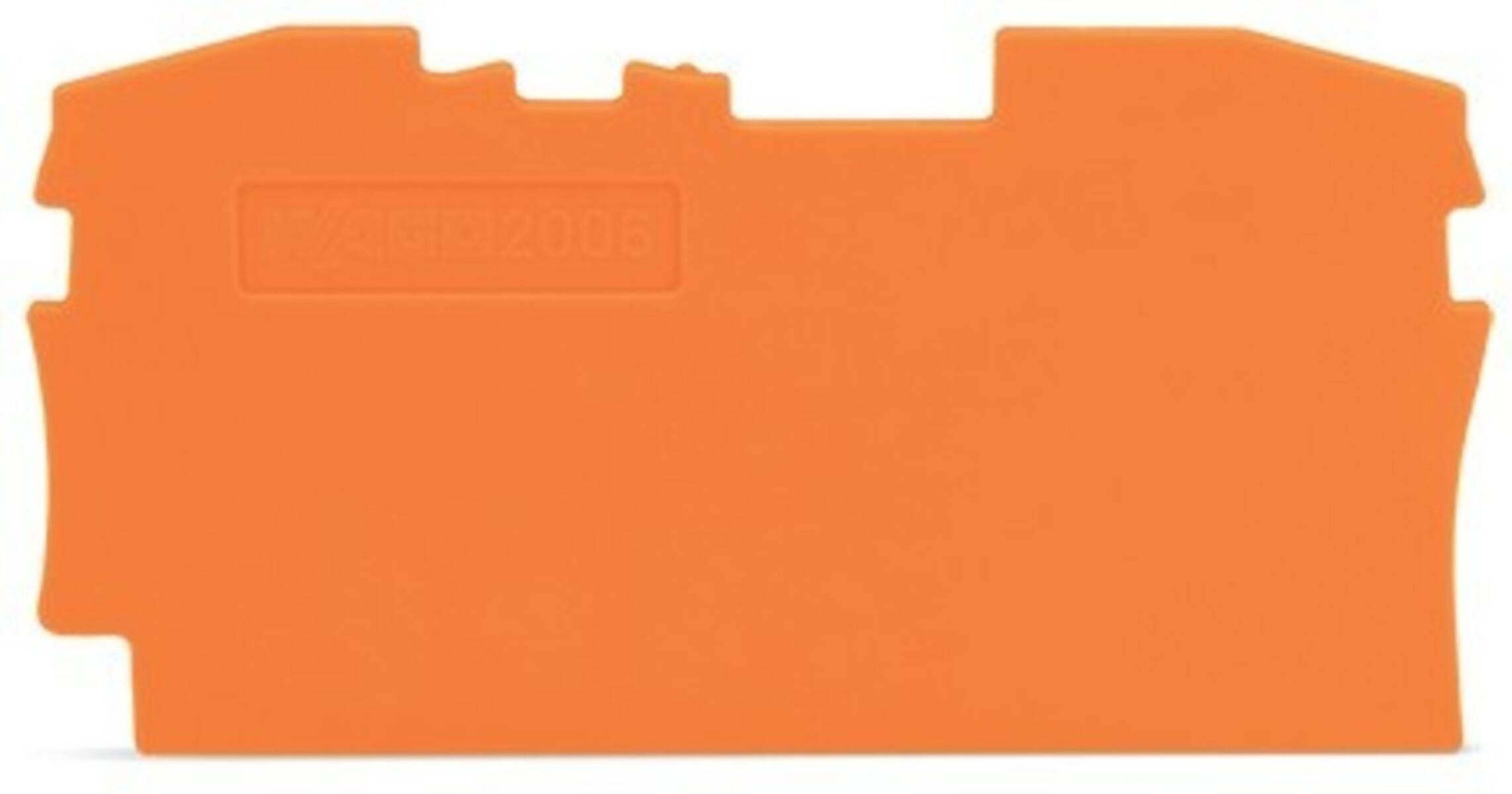 Eine orangefarbene Registerkarten-Aktenmappe mit der Beschriftung 