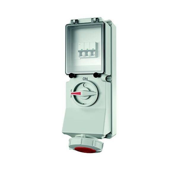 Mennekes Wanddose DUO 7241