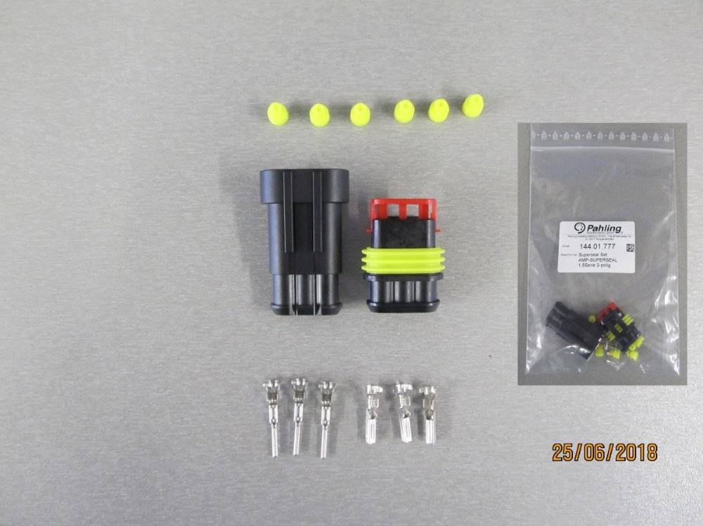 Superseal Set AMP-SUPERSEAL 1,5 Serie 3-polig - 1 Stück
