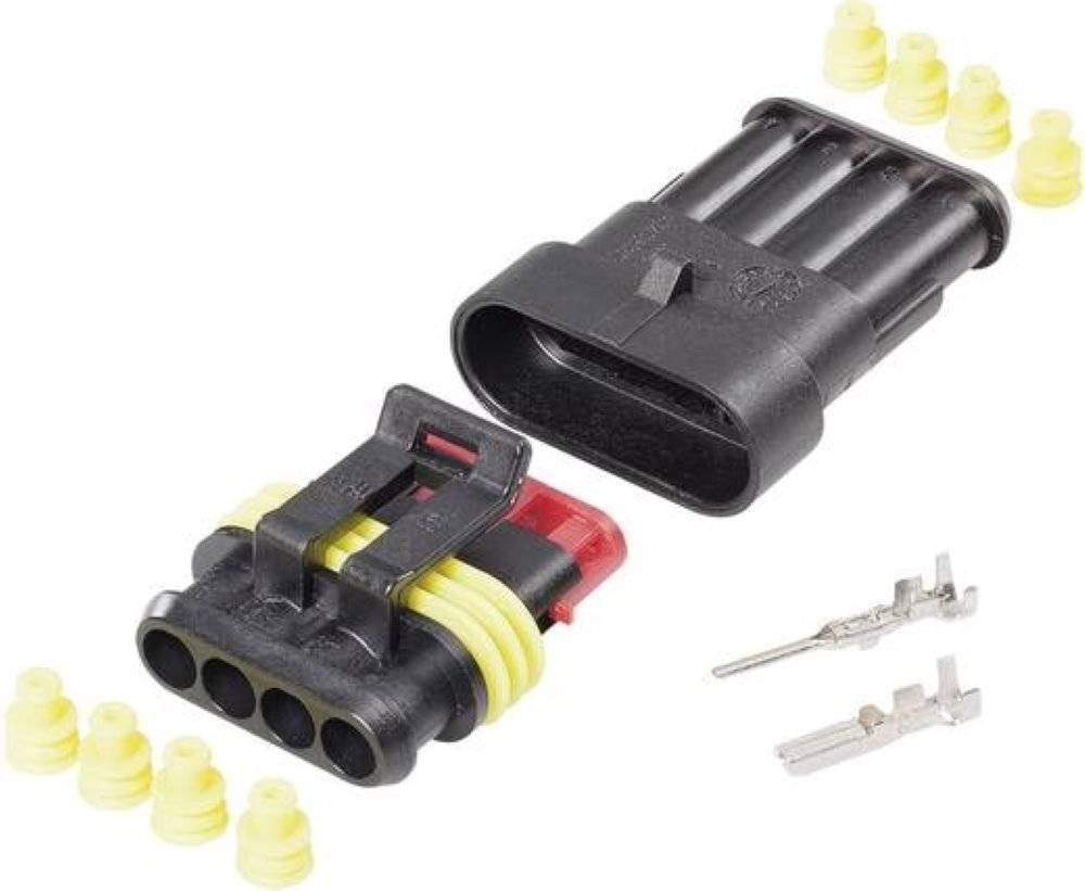 Superseal Set AMP-SUPERSEAL 1,5 Serie 4-polig - 1 Stück