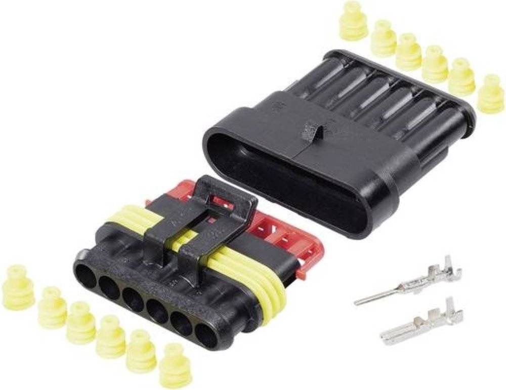 Superseal Set AMP-SUPERSEAL 1,5 Serie 6-polig - 1 Stück
