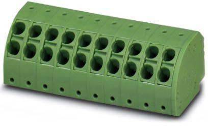 Eine Nahaufnahme eines grünen LEGO Technic Röhrenteils mit mehreren Löchern, das zum Verbinden anderer LEGO-Elemente beim Konstruieren von Bauwerken verwendet wird.