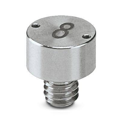Kleine Metallgewindebefestigung mit zylindrischem Kopf, gekennzeichnet mit „8