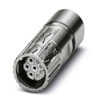 Eine zylindrische mechanische Komponente aus Metall, die komplexe Rillen und Vertiefungen aufweist, wahrscheinlich für industrielle Maschinen oder Ausrüstungen verwendet.