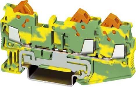 Phoenix Contact 3-Leiter-SL-Klemme, gnge QTC 1,5-TWIN-PE