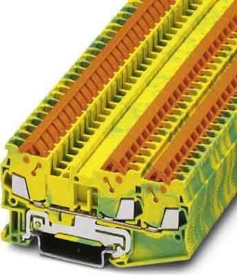 Phoenix Contact 3-Leiter-SL-Klemme, gnge QTC 1,5-TWIN-PE