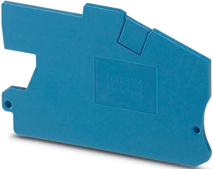 Eine Nahaufnahme eines blauen Ordners mit einer Registerkarte oben, die einen Teil eines Ausschnitts und einen schwach sichtbaren Abdruck auf der Oberfläche zeigt.